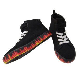 Kids High Top Sneakers Flames Soles size 12